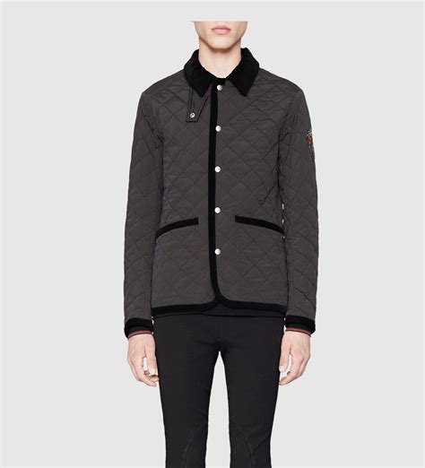 gucci quilted jacket men|dark gucci jackets for men.